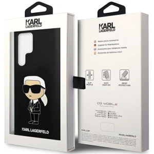 Hurtownia GSM - Case Karl Lagerfeld KLHCS24LSNIKBCK Samsung Galaxy S24 Ultra Hardcase Silikon Ikonik schwarz/black - KLD1909 - {ean13} - Hurt