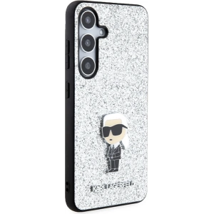 Wholesale Karl Lagerfeld KLHCS24MGCNPSG Samsung Galaxy S24+ Plus hardcase Fixed Glitter Ikonik Logo Metal Pin silver - KLD1910 - {ean13} - Hurt