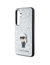 Hurtownia GSM - Etui Karl Lagerfeld KLHCS24MGCNPSG Samsung Galaxy S24+ Plus tvrdý kryt Fixed Glitter Ikonik Logo Metal Pin stříbrný/silver - KLD1910 - {ean13} - Hurt