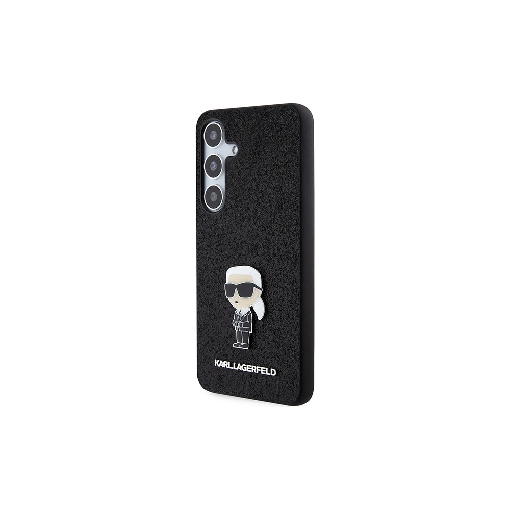 Hurtownia GSM - Etui Karl Lagerfeld KLHCS24MGKNPSK Samsung Galaxy S24+ Plus hardcase Fixed Glitter Ikonik Logo Metal Pin černý/black - KLD1911 - {ean13} - Hurt