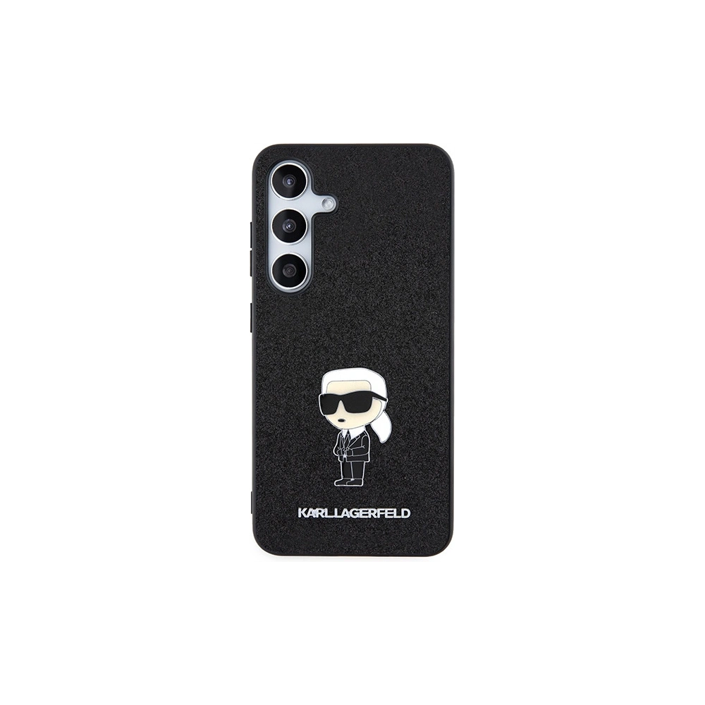 Hurtownia GSM - Etui Karl Lagerfeld KLHCS24MGKNPSK Samsung Galaxy S24+ Plus hardcase Fixed Glitter Ikonik Logo Metal Pin černý/black - KLD1911 - {ean13} - Hurt