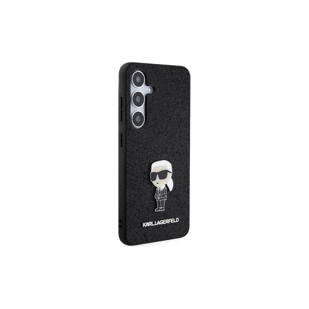 Hurtownia GSM - Etui Karl Lagerfeld KLHCS24MGKNPSK Samsung Galaxy S24+ Plus hardcase Fixed Glitter Ikonik Logo Metal Pin černý/black - KLD1911 - {ean13} - Hurt