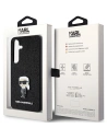 Wholesale Karl Lagerfeld KLHCS24MGKNPSK Samsung Galaxy S24+ Plus hardcase Fixed Glitter Ikonik Logo Metal Pin black - KLD1911 - {ean13} - Hurt
