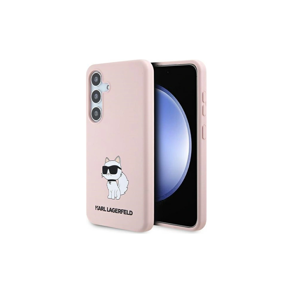 Hurtownia GSM - Etui Karl Lagerfeld KLHCS24MSNCHBCP Samsung Galaxy S24+ Plus hardcase Silicone Choupette růžový/pink - KLD1913 - {ean13} - Hurt