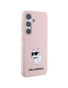 Wholesale Karl Lagerfeld KLHCS24MSNCHBCP Samsung Galaxy S24+ Plus hardcase Silicone Choupette pink - KLD1913 - {ean13} - Hurt