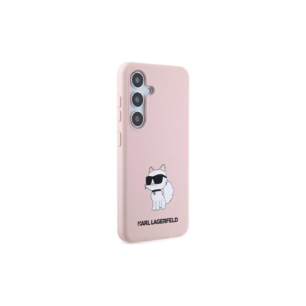 Hurtownia GSM - Etui Karl Lagerfeld KLHCS24MSNCHBCP Samsung Galaxy S24+ Plus hardcase Silicone Choupette růžový/pink - KLD1913 - {ean13} - Hurt