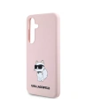 Wholesale Karl Lagerfeld KLHCS24MSNCHBCP Samsung Galaxy S24+ Plus hardcase Silicone Choupette pink - KLD1913 - {ean13} - Hurt