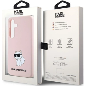 Wholesale Karl Lagerfeld KLHCS24MSNCHBCP Samsung Galaxy S24+ Plus hardcase Silicone Choupette pink - KLD1913 - {ean13} - Hurt