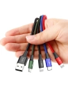 Hurtownia GSM - Kabel USB Baseus Fast 4w1 USB-C / 2x Lightning / Micro 3,5A 1,2m (czarny) - BSU635BLK - {ean13} - Hurt