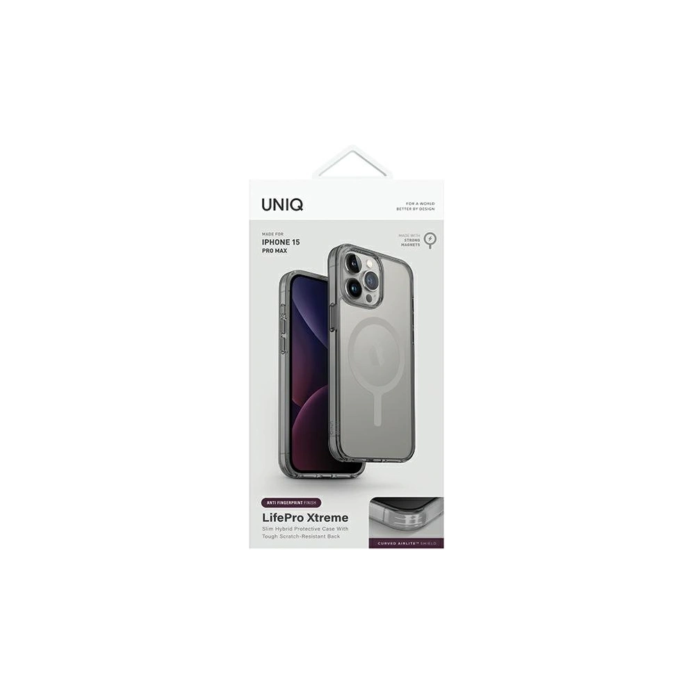 Hurtownia GSM - Case UNIQ LifePro Xtreme Apple iPhone 15 Pro Max MagClick Charging grau/frost grey - UNIQ1110 - {ean13} - Hurt