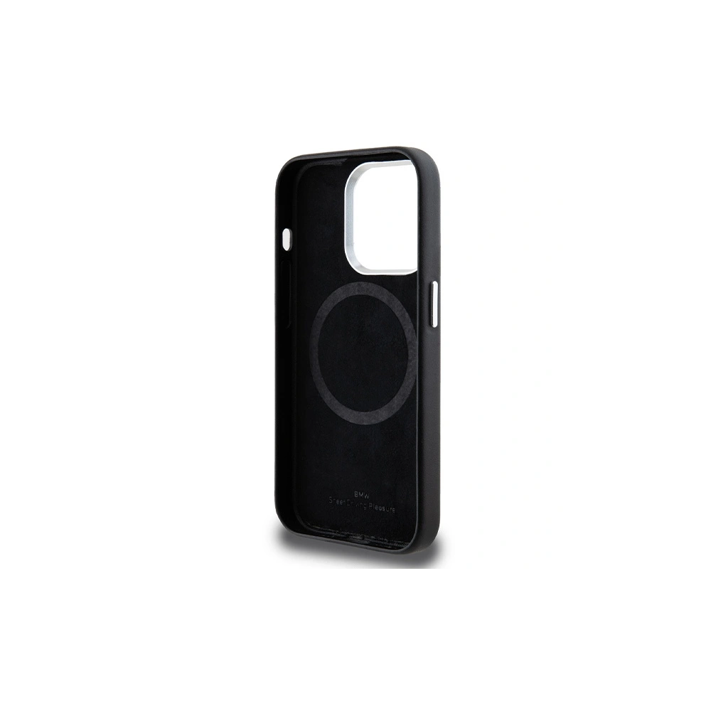 Hurtownia GSM - Etui BMW BMHMP14X23PUFWK Apple iPhone 14 Pro Max Signature Wrapped Metal MagSafe černý/black - BMW649 - {ean13} - Hurt