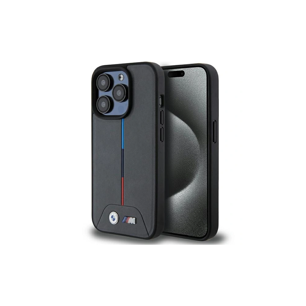 Hurtownia GSM - Etui BMW BMHMP15L22PVTA Apple iPhone 15 Pro hardcase M Quilted Tricolor MagSafe szürke/grey - BMW650 - {ean13} - Hurt