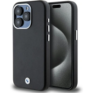 Hurtownia GSM - Etui BMW BMHMP15L23PUFWK Apple iPhone 15 Pro Signature Wrapped Metal MagSafe černé/black - BMW651 - {ean13} - Hurt