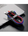 Hurtownia GSM - Kabel USB Baseus Fast 4w1 USB-C / 2x Lightning / Micro 3,5A 1,2m (czarny) - BSU635BLK - {ean13} - Hurt