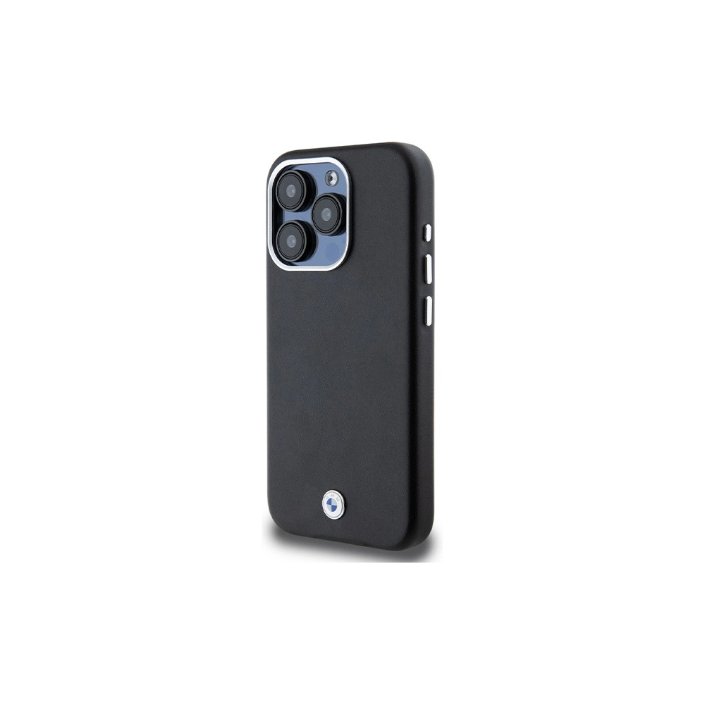 Hurtownia GSM - Case BMW BMHMP15L23PUFWK Apple iPhone 15 Pro Signature Wrapped Metal MagSafe schwarz/black - BMW651 - {ean13} - Hurt
