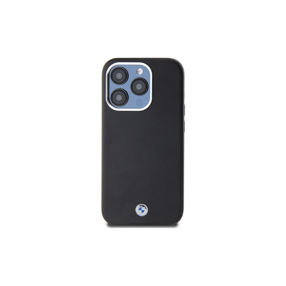 Hurtownia GSM - Case BMW BMHMP15L23PUFWK Apple iPhone 15 Pro Signature Wrapped Metal MagSafe schwarz/black - BMW651 - {ean13} - Hurt