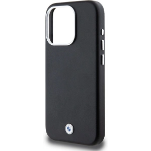 Hurtownia GSM - Etui BMW BMHMP15L23PUFWK Apple iPhone 15 Pro Signature Wrapped Metal MagSafe czarny/black - BMW651 - {ean13} - Hurt