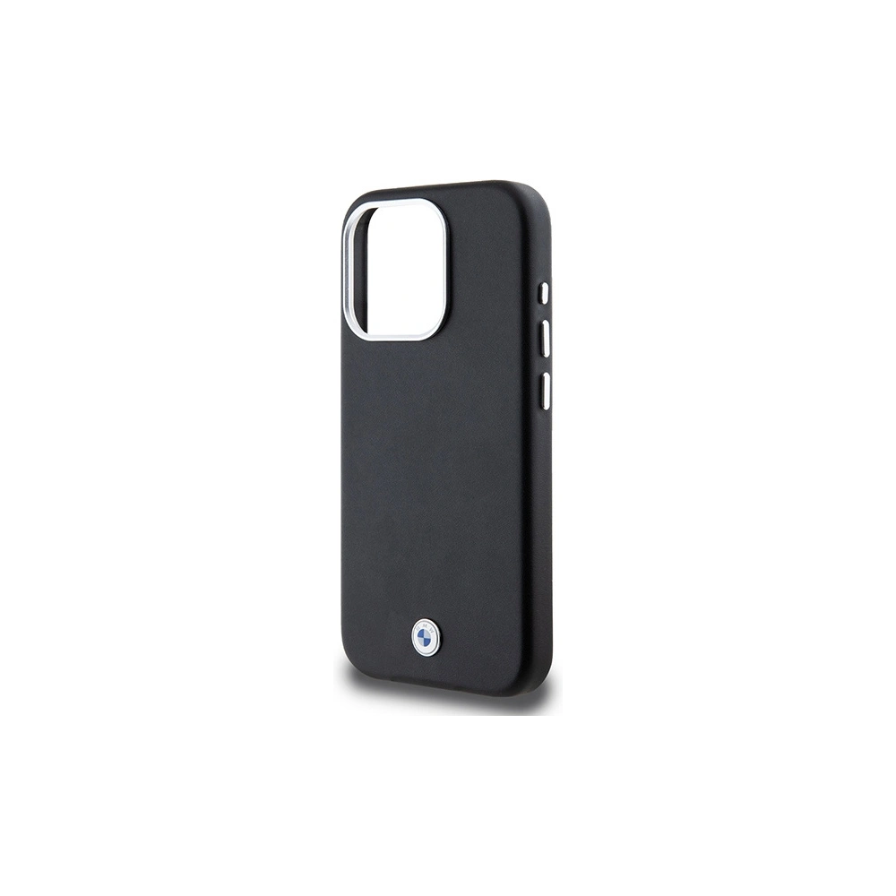 Hurtownia GSM - Case BMW BMHMP15L23PUFWK Apple iPhone 15 Pro Signature Wrapped Metal MagSafe schwarz/black - BMW651 - {ean13} - Hurt