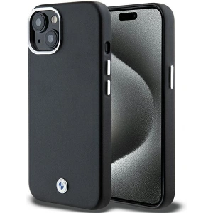 Hurtownia GSM - Etui BMW BMHMP15M23PUFWK Apple iPhone 15 Plus / 14 Plus Signature Wrapped Metal MagSafe negru/black - BMW652 - {ean13} - Hurt