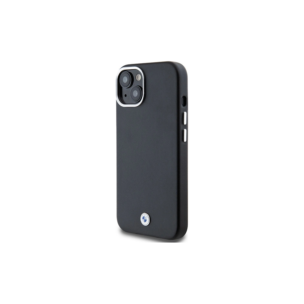 Hurtownia GSM - Etui BMW BMHMP15M23PUFWK Apple iPhone 15 Plus / 14 Plus Signature Wrapped Metal MagSafe černý/black - BMW652 - {ean13} - Hurt