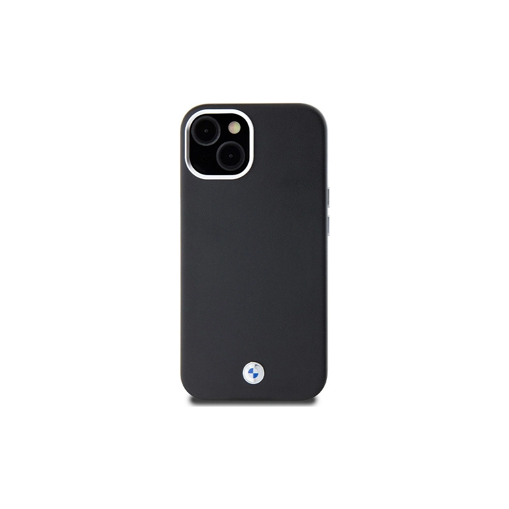 Hurtownia GSM - Etui BMW BMHMP15M23PUFWK Apple iPhone 15 Plus / 14 Plus Signature Wrapped Metal MagSafe negru/black - BMW652 - {ean13} - Hurt