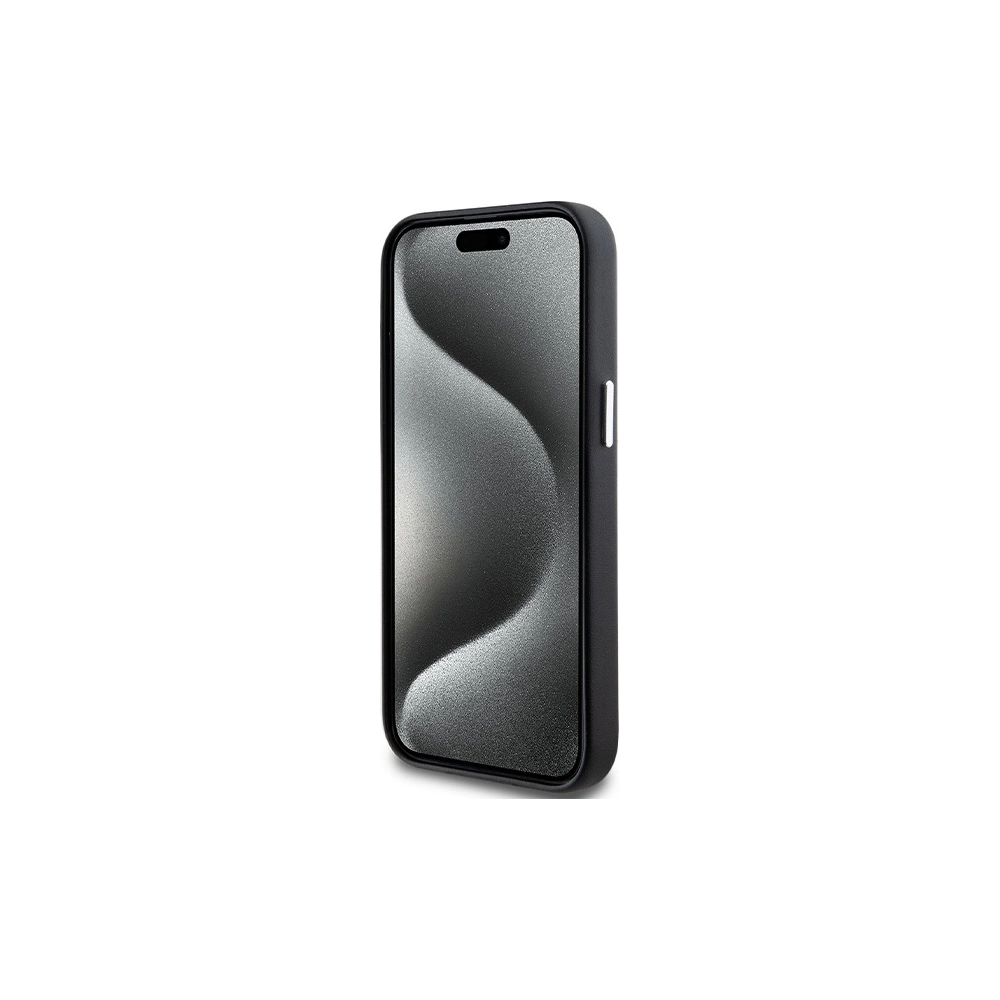 Hurtownia GSM - Etui BMW BMHMP15M23PUFWK Apple iPhone 15 Plus / 14 Plus Signature Wrapped Metal MagSafe černý/black - BMW652 - {ean13} - Hurt