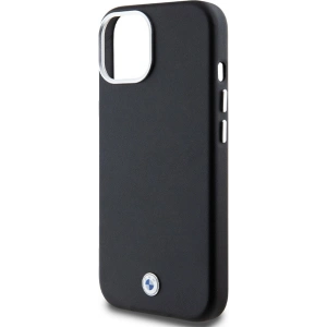 Hurtownia GSM - Etui BMW BMHMP15M23PUFWK Apple iPhone 15 Plus / 14 Plus Signature Wrapped Metal MagSafe czarny/black - BMW652 - {ean13} - Hurt