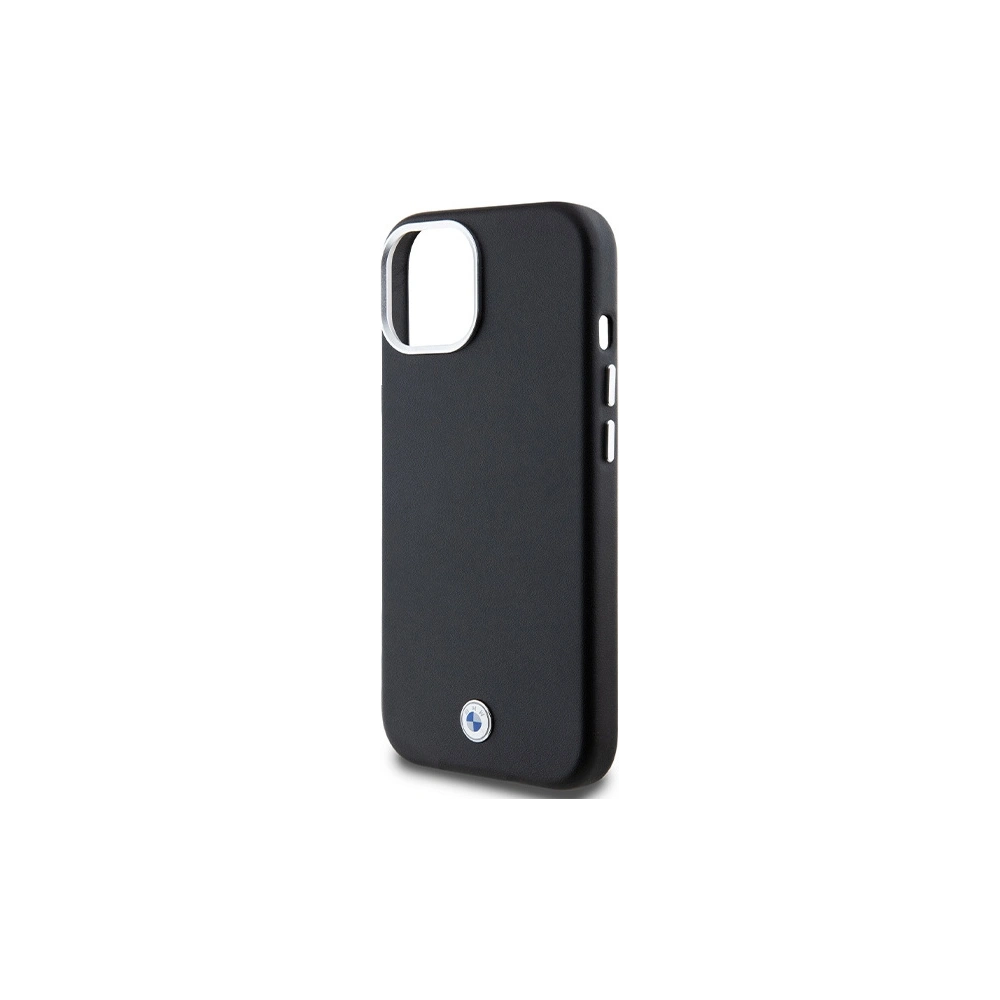 Hurtownia GSM - Etui BMW BMHMP15M23PUFWK Apple iPhone 15 Plus / 14 Plus Signature Wrapped Metal MagSafe černý/black - BMW652 - {ean13} - Hurt
