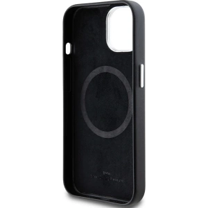 Hurtownia GSM - Etui BMW BMHMP15M23PUFWK Apple iPhone 15 Plus / 14 Plus Signature Wrapped Metal MagSafe czarny/black - BMW652 - {ean13} - Hurt