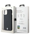 Hurtownia GSM - Etui BMW BMHMP15M23PUFWK Apple iPhone 15 Plus / 14 Plus Signature Wrapped Metal MagSafe negru/black - BMW652 - {ean13} - Hurt