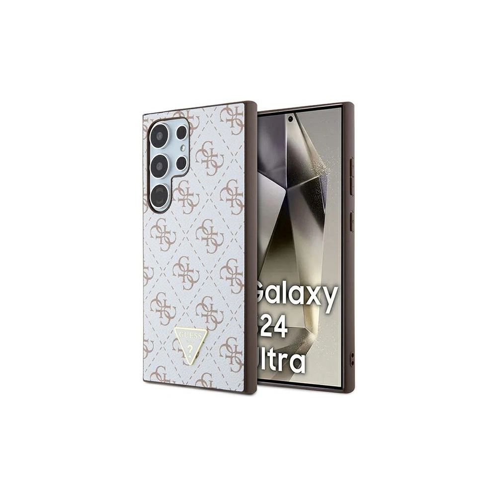 Hurtownia GSM - Etui Guess GUHCS24LPG4GPH Samsung Galaxy S24 Ultra hardcase 4G Triangle biały/white - GUE3339 - {ean13} - Hurt