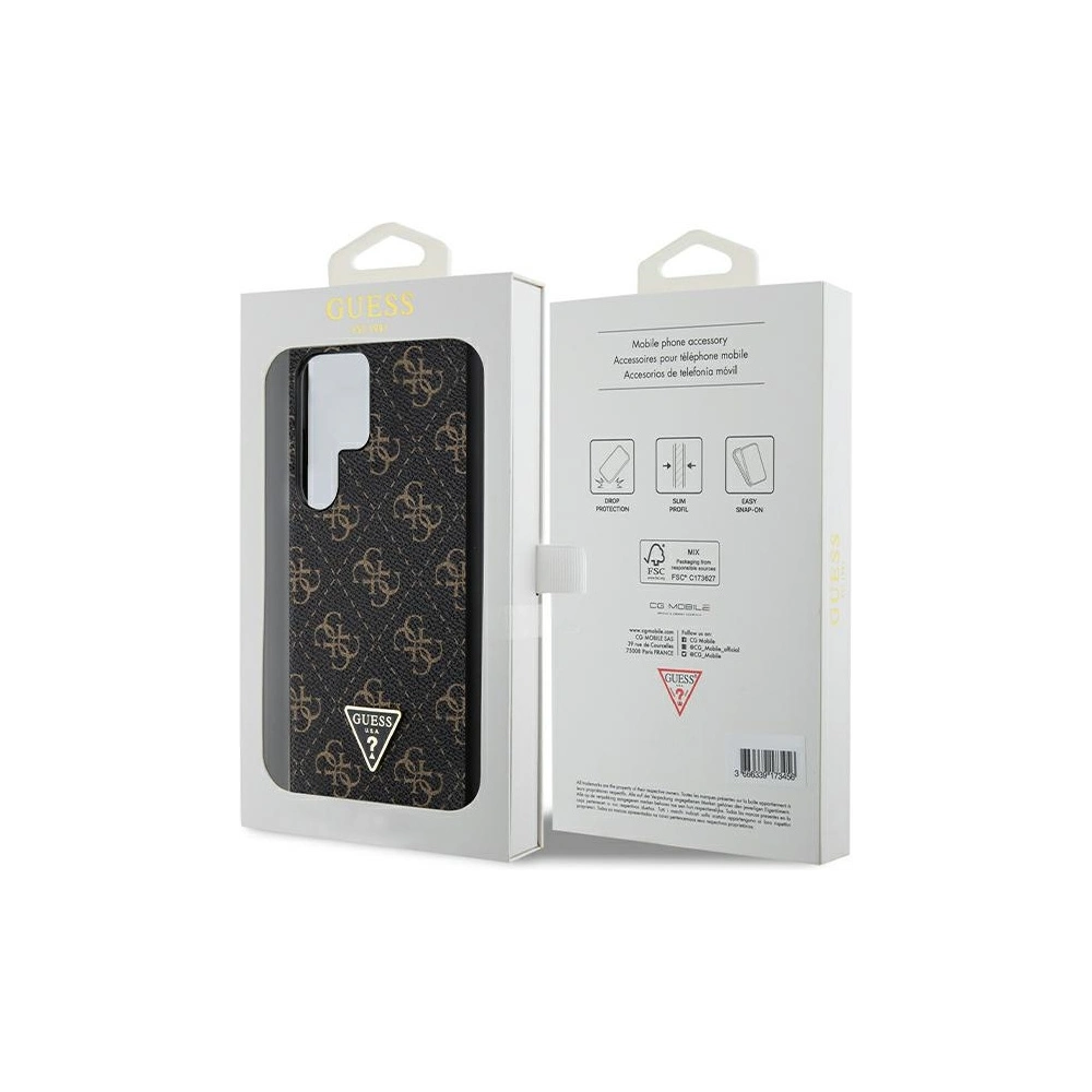 Wholesale Guess GUHCS24LPG4GPK Samsung Galaxy S24 Ultra hardcase 4G Triangle black - GUE3340 - {ean13} - Hurt