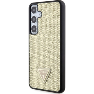 Wholesale Guess GUHCS24MHDGPPD Samsung Galaxy S24+ Plus hardcase Rhinestone Triangle gold - GUE3341 - {ean13} - Hurt