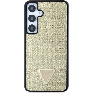 Wholesale Guess GUHCS24MHDGPPD Samsung Galaxy S24+ Plus hardcase Rhinestone Triangle gold - GUE3341 - {ean13} - Hurt