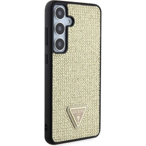 Wholesale Guess GUHCS24MHDGPPD Samsung Galaxy S24+ Plus hardcase Rhinestone Triangle gold - GUE3341 - {ean13} - Hurt