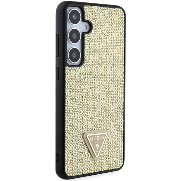 Kryt Guess GUHCS24MHDGPPD Samsung Galaxy S24+ Plus hardcase Rhinestone Triangle gold