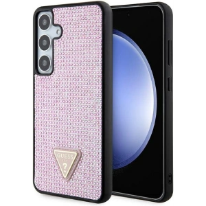 Hurtownia GSM - Etui Guess GUHCS24MHDGPPP Samsung Galaxy S24+ Plus kemény tok Rhinestone Triangle rózsaszín/pink - GUE3343 - {ean13} - Hurt