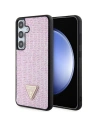 Etui Guess GUHCS24MHDGPPP Samsung Galaxy S24+ Plus hardcase Rhinestone Triangle růžový/pink