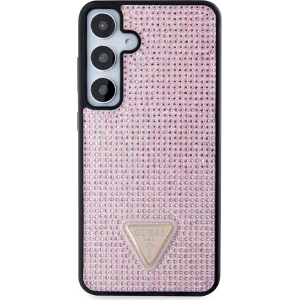 Wholesale Guess GUHCS24MHDGPPP Samsung Galaxy S24+ Plus hardcase Rhinestone Triangle pink - GUE3343 - {ean13} - Hurt