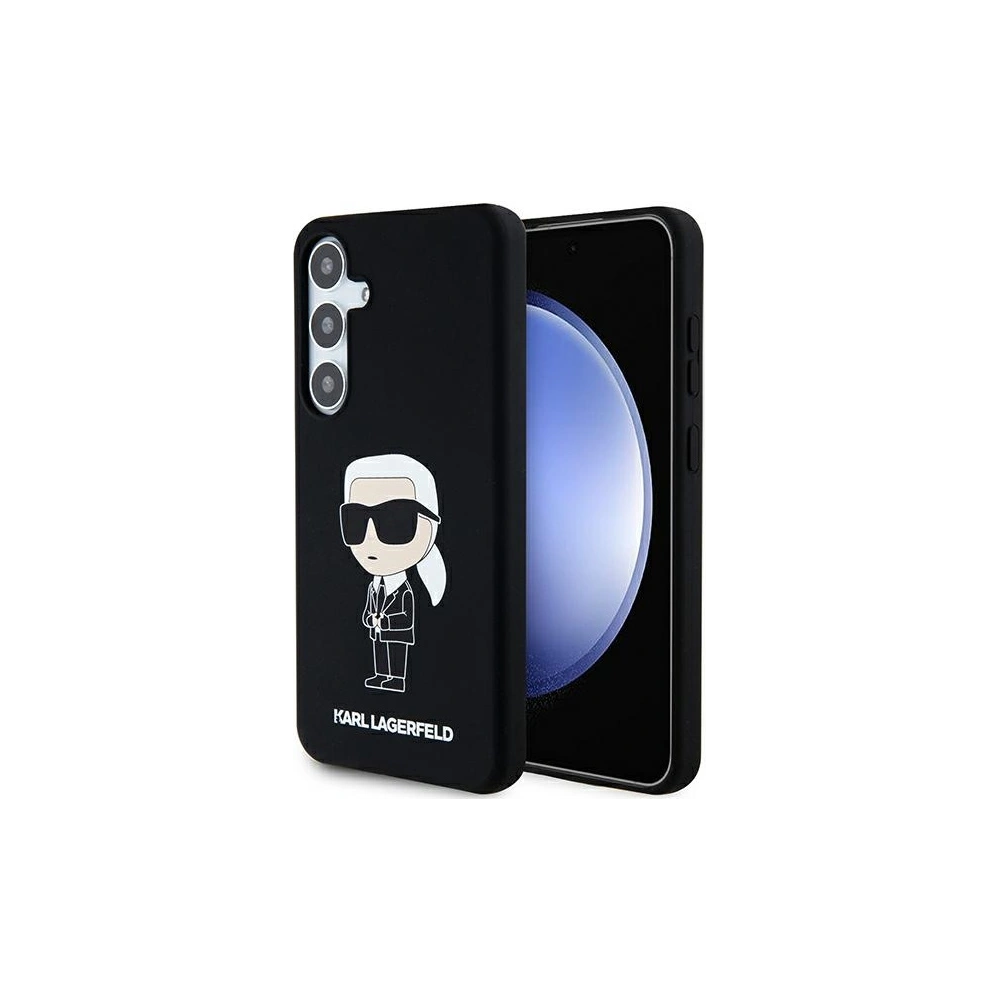 Hurtownia GSM - Etui Karl Lagerfeld KLHCS24MSNIKBCK Samsung Galaxy S24+ Plus hardcase silikonový Ikonik černý/black - KLD1914 - {ean13} - Hurt