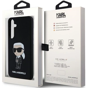 Wholesale Karl Lagerfeld KLHCS24MSNIKBCK Samsung Galaxy S24+ Plus hardcase Silicone Ikonik black - KLD1914 - {ean13} - Hurt