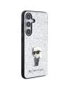 Hurtownia GSM - Etui Karl Lagerfeld KLHCS24SGCNPSG Samsung Galaxy S24 hardcase Fixed Glitter Ikonik Logo Metal Pin argintiu/silver - KLD1915 - {ean13} - Hurt