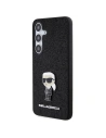 Hurtownia GSM - Etui Karl Lagerfeld KLHCS24SGKNPSK Samsung Galaxy S24 hardcase Fixed Glitter Ikonik Logo Metal Pin černý/black - KLD1916 - {ean13} - Hurt