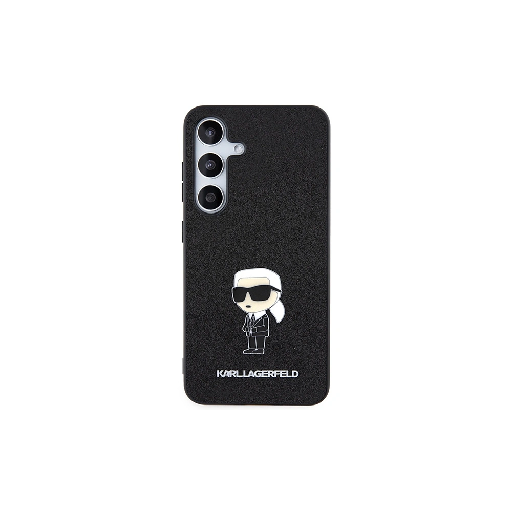 Hurtownia GSM - Etui Karl Lagerfeld KLHCS24SGKNPSK Samsung Galaxy S24 hardcase Fixed Glitter Ikonik Logo Metal Pin černý/black - KLD1916 - {ean13} - Hurt