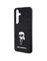 Hurtownia GSM - Etui Karl Lagerfeld KLHCS24SGKNPSK Samsung Galaxy S24 hardcase Fixed Glitter Ikonik Logo Metal Pin černý/black - KLD1916 - {ean13} - Hurt