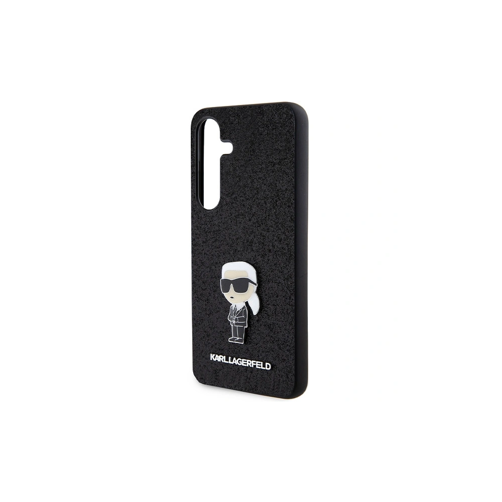 Hurtownia GSM - Etui Karl Lagerfeld KLHCS24SGKNPSK Samsung Galaxy S24 hardcase Fixed Glitter Ikonik Logo Metal Pin černý/black - KLD1916 - {ean13} - Hurt