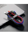 Hurtownia GSM - Kabel USB Baseus Fast 4w1 USB-C / Lightning / 2x Micro 3,5A 1,2m (czarny) - BSU636BLK - {ean13} - Hurt