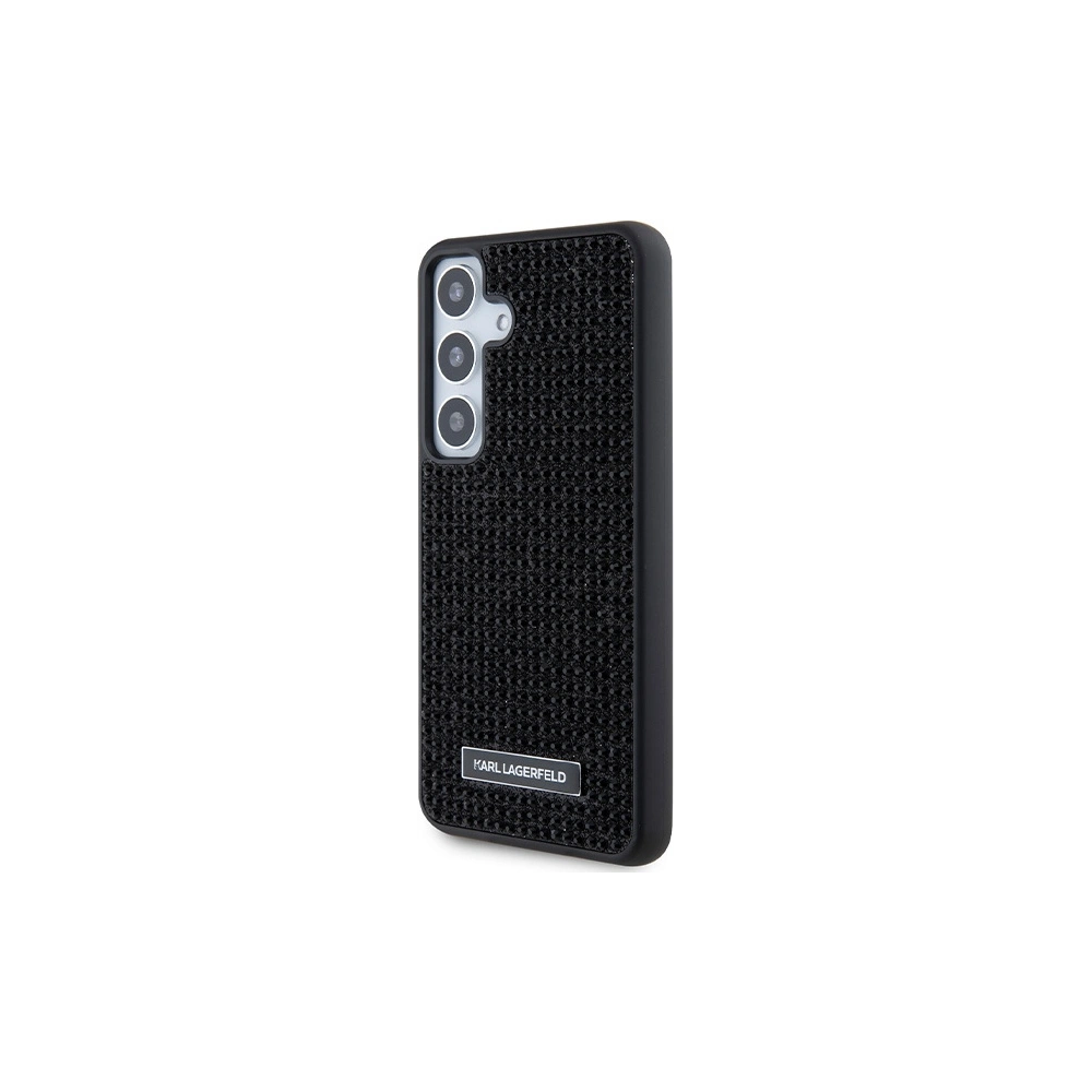 Hurtownia GSM - Etui Karl Lagerfeld KLHCS24SHDSPRK Samsung Galaxy S24 kemény tok Rhinestone Metal Logo fekete/black - KLD1917 - {ean13} - Hurt