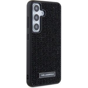 Etui Karl Lagerfeld KLHCS24SHDSPRK Samsung Galaxy S24 hardcase Rhinestone Metal Logo czarny/black