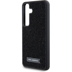 Etui Karl Lagerfeld KLHCS24SHDSPRK Samsung Galaxy S24 hardcase Rhinestone Metal Logo czarny/black
